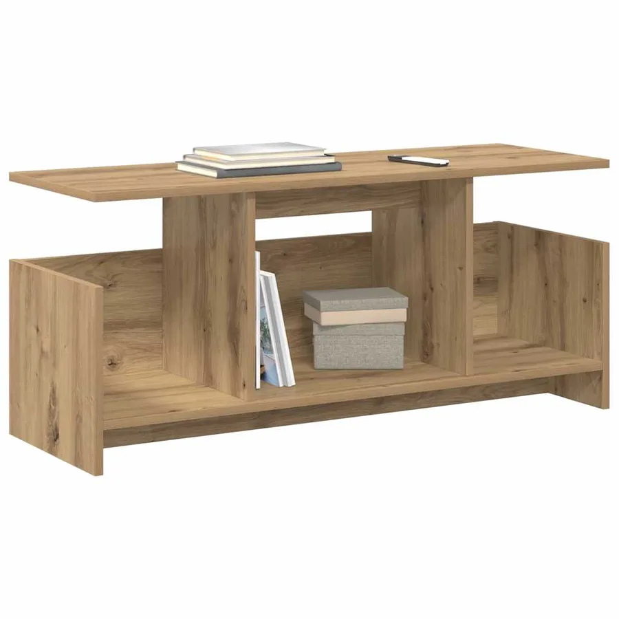Meuble TV 102 x 35 x 45 cm Chêne artisanal Bois d'ingénierie - 3