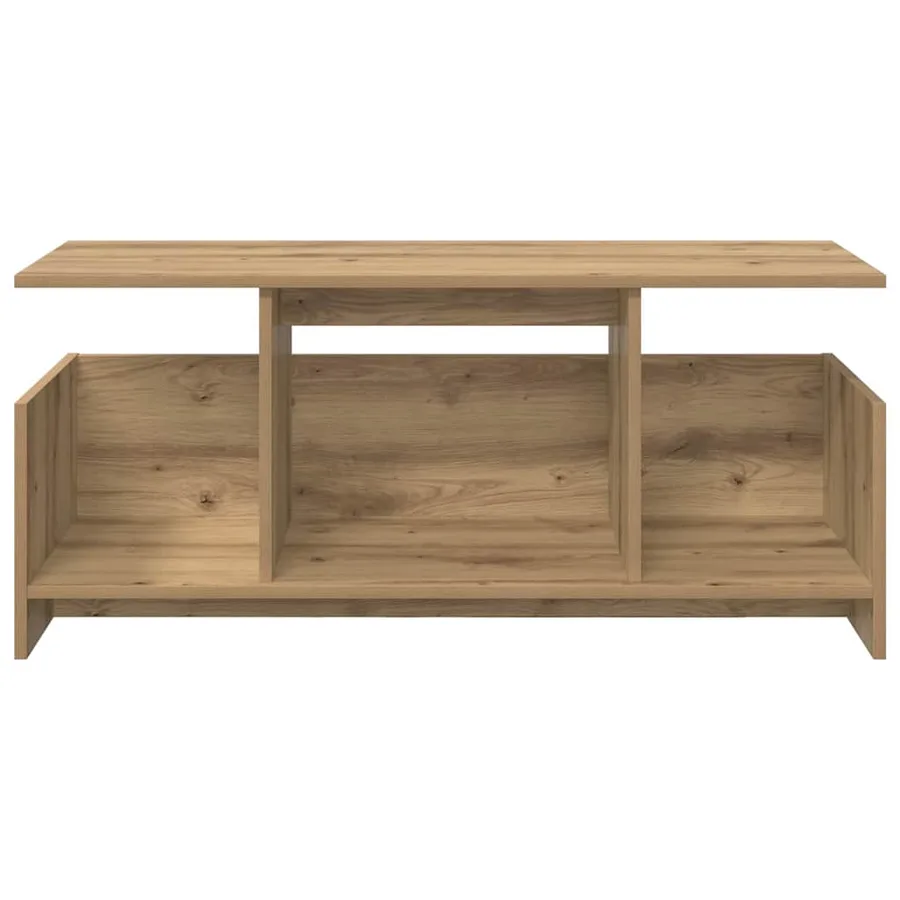 Meuble TV 102 x 35 x 45 cm Chêne artisanal Bois d'ingénierie - 5