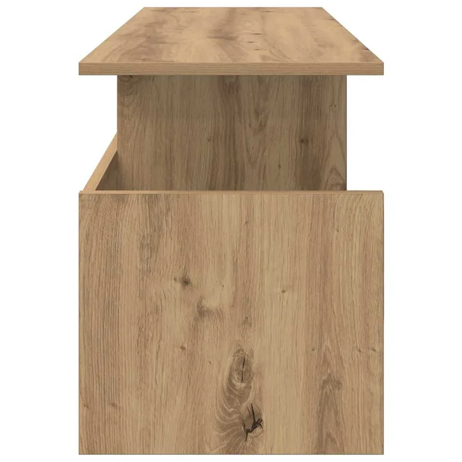 Meuble TV 102 x 35 x 45 cm Chêne artisanal Bois d'ingénierie - 6