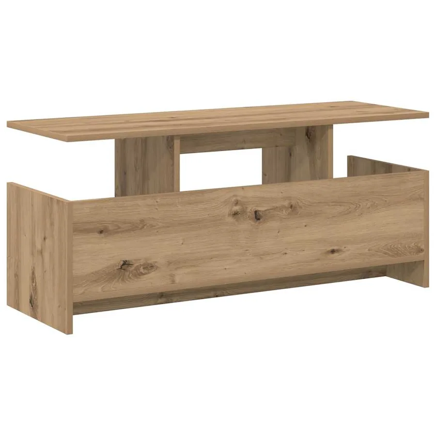 Meuble TV 102 x 35 x 45 cm Chêne artisanal Bois d'ingénierie - 7