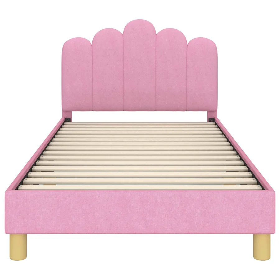 Cadre de lit pour enfants avec tête de lit Rose 80 x 200 cm - 5