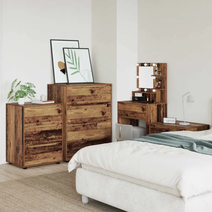 Armoire de rangement Bois Ancien 60 x 48 x 81 cm - 4