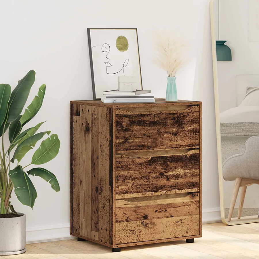 Armoire de rangement Bois Ancien 60 x 48 x 81 cm - 6