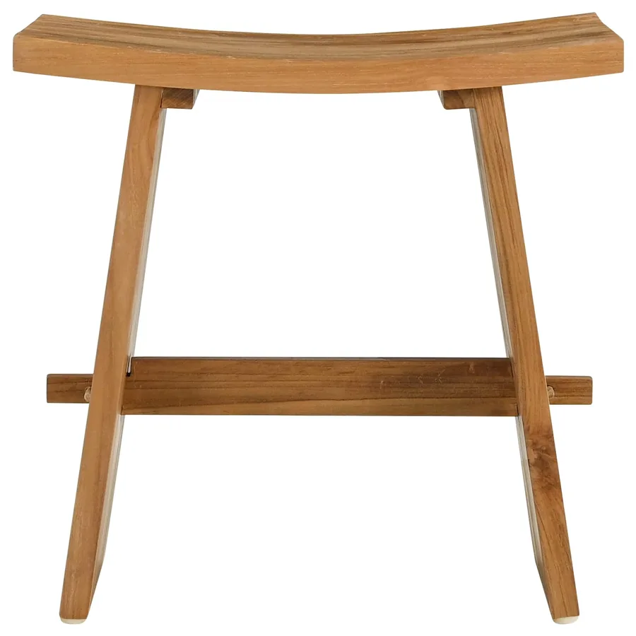 Tabouret de salle de bain Marron 50 x 29,5 x 50,5 cm - 5