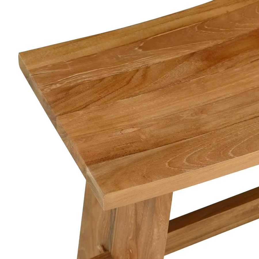 Tabouret de salle de bain Marron 50 x 29,5 x 50,5 cm - 7