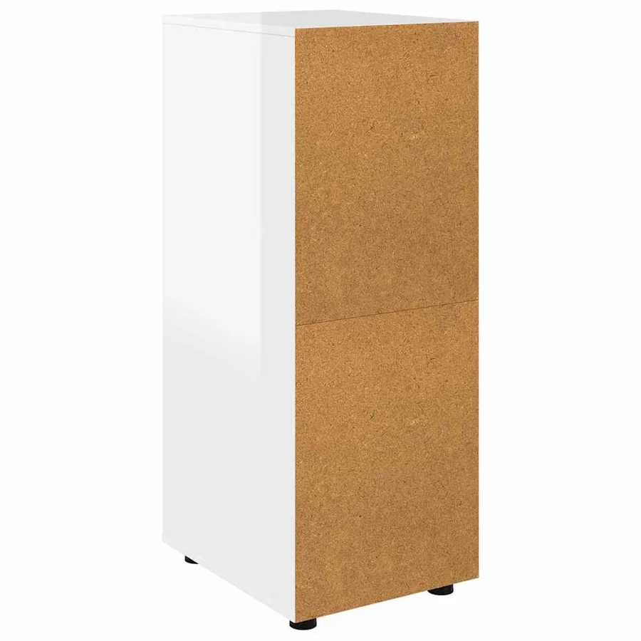 Armoire de rangement Blanc brillant 40 x 48 x 105 cm - 8