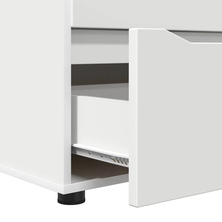 Armoire de rangement Blanc 60 x 48 x 57 cm Bois d'ingénierie - 9