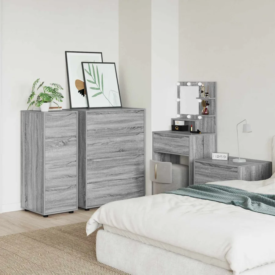 Armoire de rangement Gris Sonoma 40 x 48 x 105 cm - 4