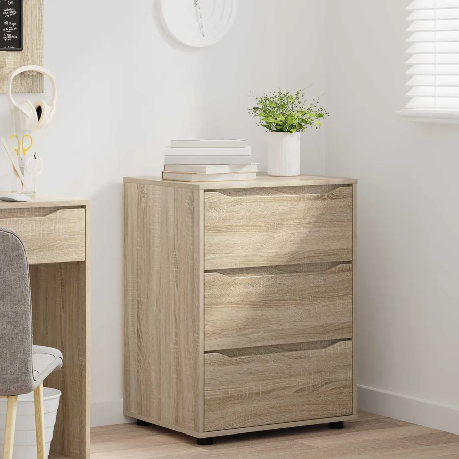 Armoire de rangement Chêne Sonoma 60 x 48 x 81 cm - 5