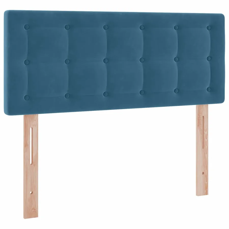 Lit de rangement LED avec matelas Bleu foncé 120 x 200 cm - 8