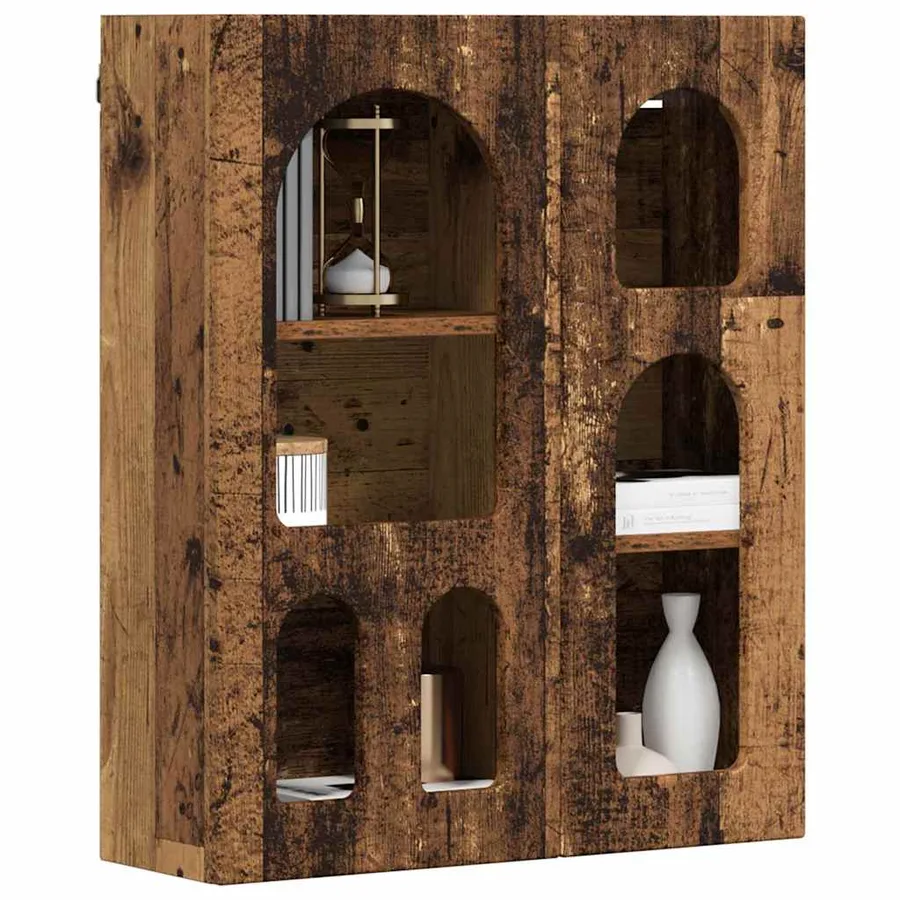 Armoire suspendue ELST Bois ancien 59 x 20 x 71,5 cm - 3