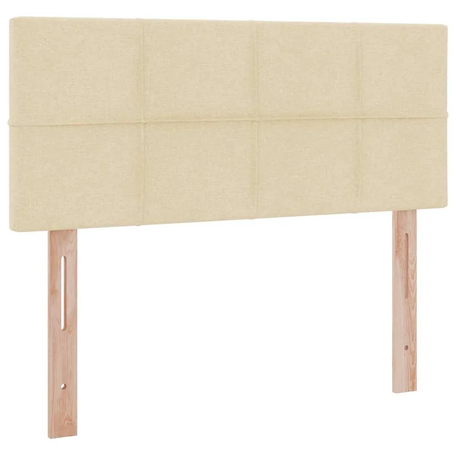 Lit avec rangement et matelas avec matelas Crème 120 x 200 cm - 9