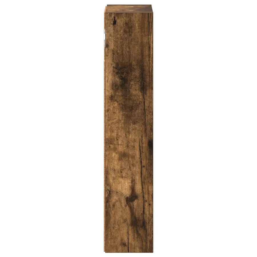 Armoire murale de salle de bain Chêne Fumé 20 x 10 x 50 cm - 7