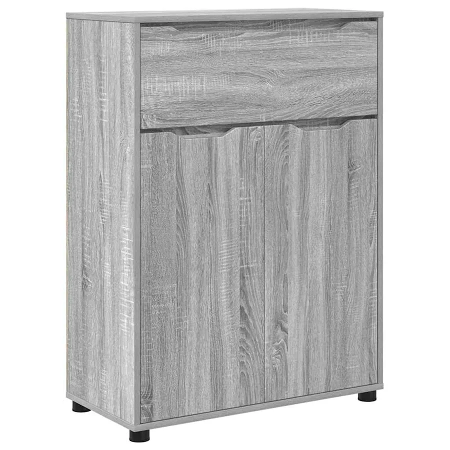 Ensemble de mobilier de salle de bain 3 pcs Gris Sonoma - 7