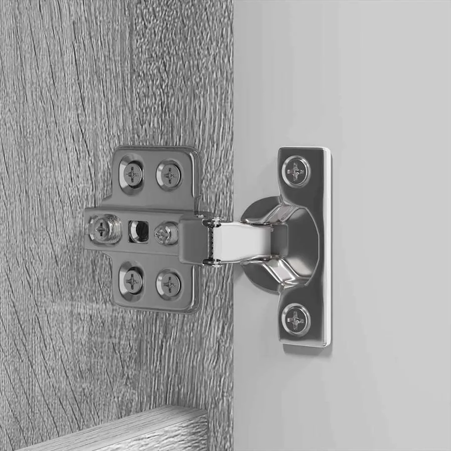 Ensemble de mobilier de salle de bain 3 pcs Gris Sonoma - 9