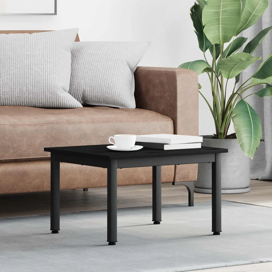 Table basse Chêne noir 60 x 50 x 36 cm Bois d'ingénierie