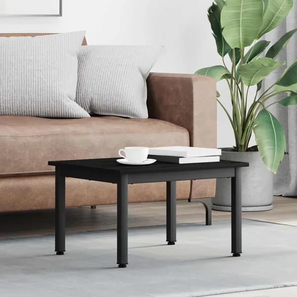 Table basse Chêne noir 60 x 50 x 36 cm Bois d'ingénierie