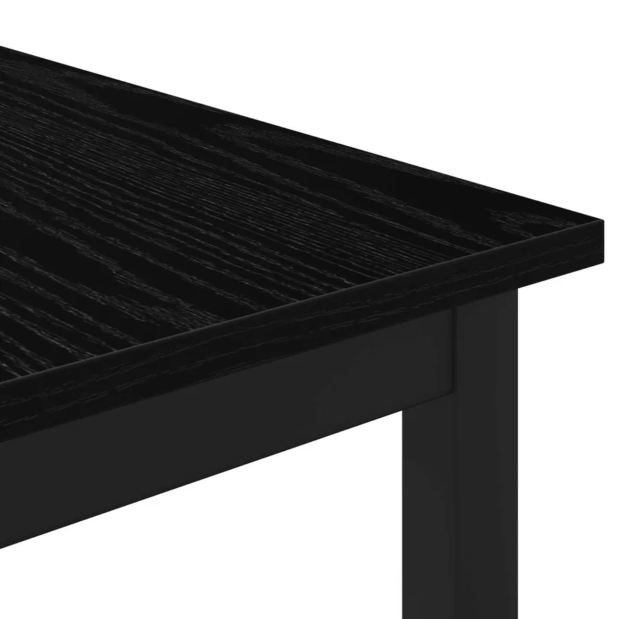 Table basse Chêne noir 60 x 50 x 36 cm Bois d'ingénierie - 7