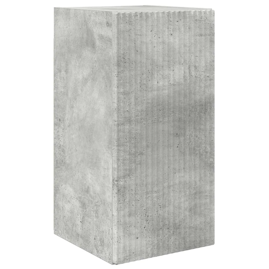 Ensemble meuble TV 4 pcs Gris béton Bois d'ingénierie - 6