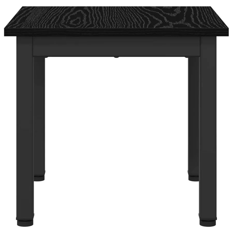 Table basse Chêne noir 40 x 40 x 36 cm Bois d'ingénierie - 6