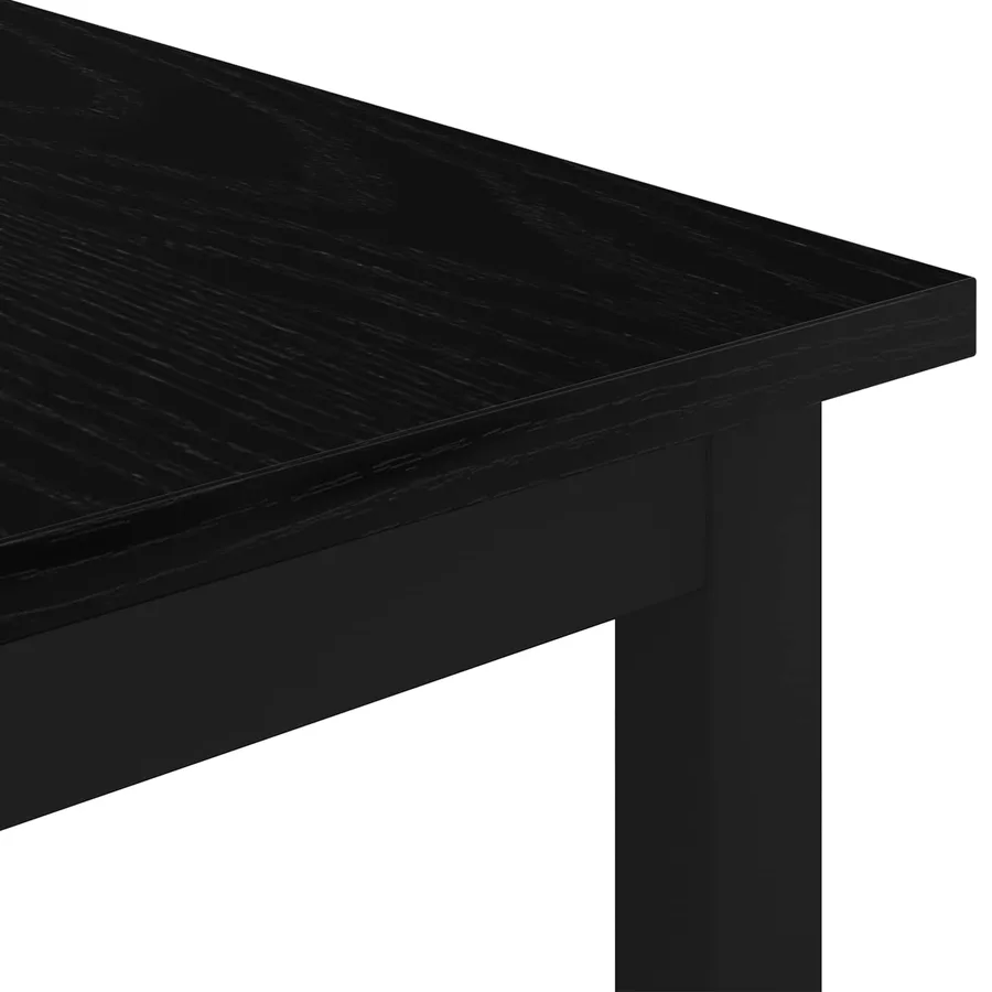 Table basse Chêne noir 40 x 40 x 36 cm Bois d'ingénierie - 7