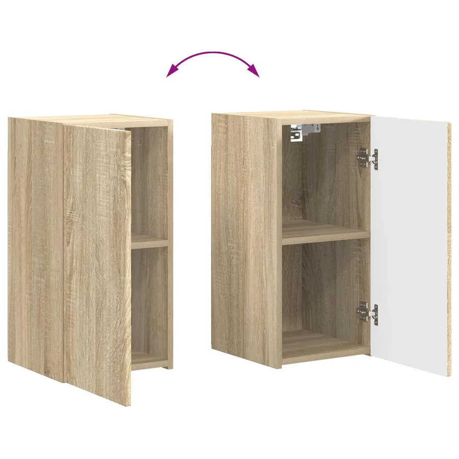 Ensemble meuble TV 6 pcs Chêne Sonoma Bois d'ingénierie - 11