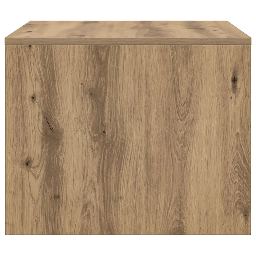 Table basse Chêne artisanal 60 x 50 x 40 cm Bois d'ingénierie - 6