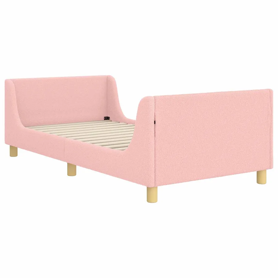 Cadre de lit pour enfants avec tête de lit Rose 90 x 190 cm - 2