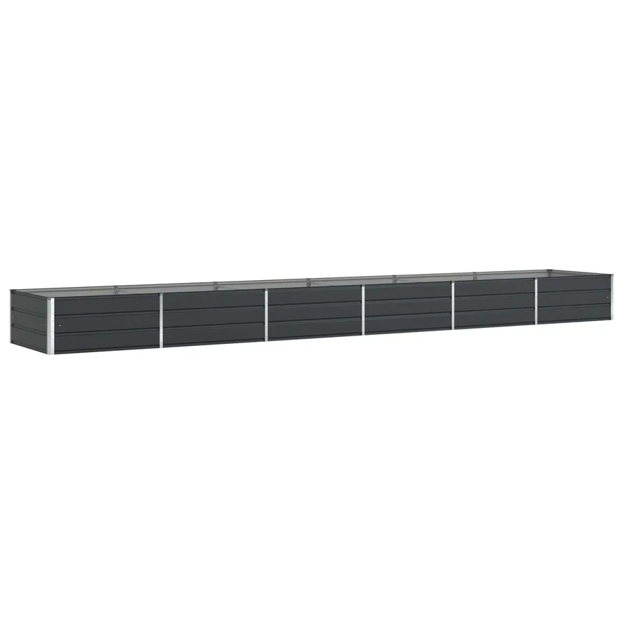 Jardinière Anthracite 580 x 100 x 45 cm Acier galvanisé - 2