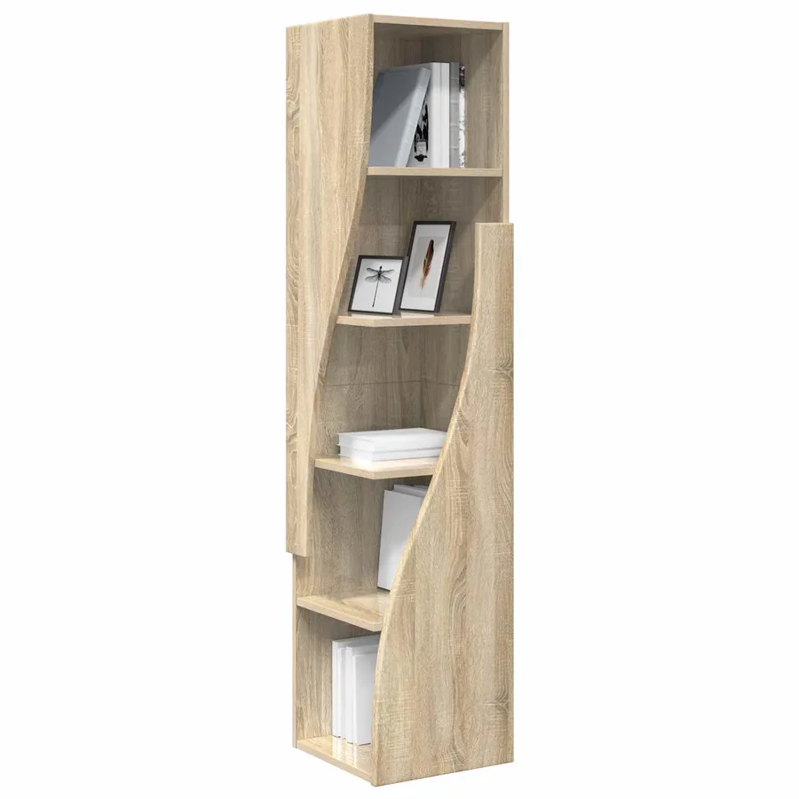 Meuble d'angle Chêne Sonoma 32x32x140cm Bois d'ingénierie - 3