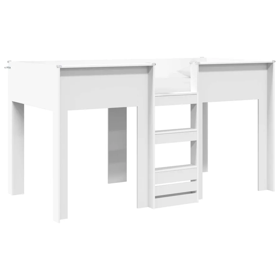 Lit Superposé pour Enfants Blanc 80 x 200 cm Bois d'ingénierie - 2