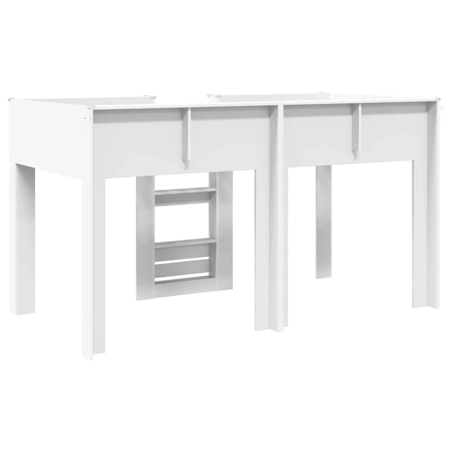 Lit Superposé pour Enfants Blanc 80 x 200 cm Bois d'ingénierie - 7