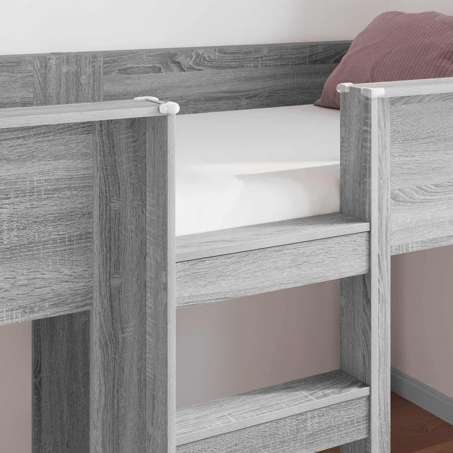 Lit Superposé pour Enfants Gris Sonoma 80 x 200 cm - 3