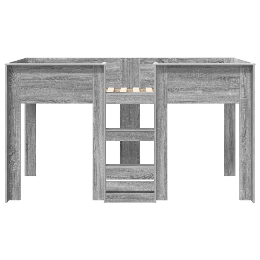 Lit Superposé pour Enfants Gris Sonoma 80 x 200 cm - 5