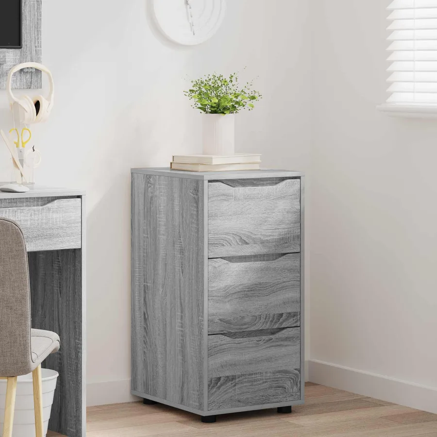Armoire de rangement Gris Sonoma 40 x 48 x 81 cm - 4