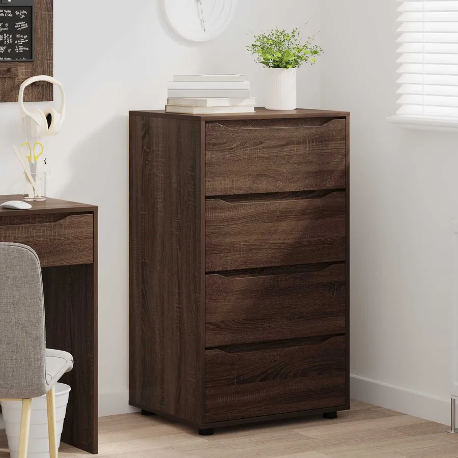 Armoires de rangement Chêne brun 60 x 48 x 105 cm - 5