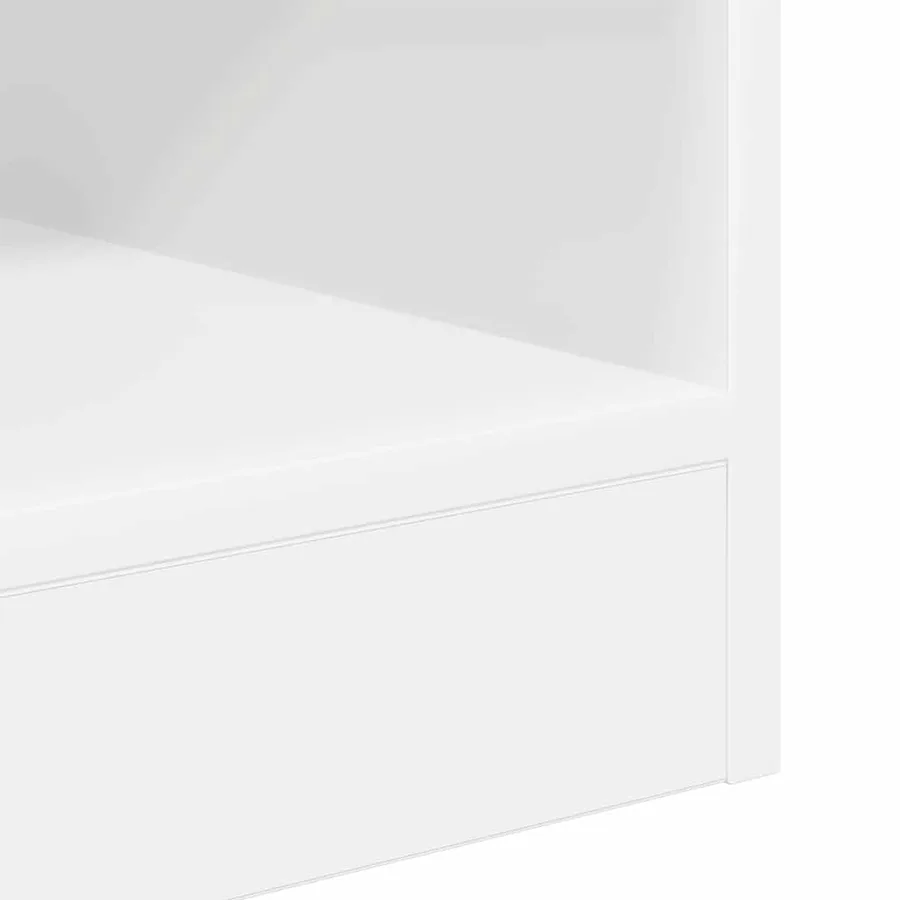 Table d'appoint Blanc 40,5 x 40 x 45 cm Bois d'ingénierie - 9
