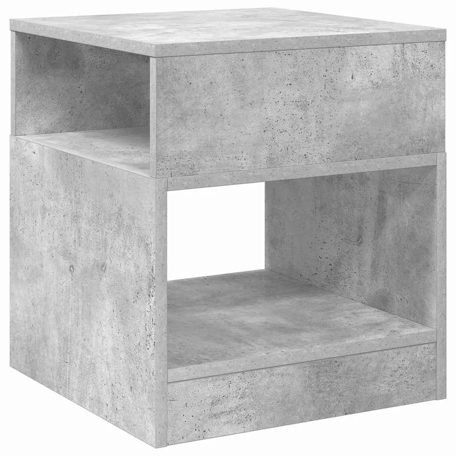 Table d'appoint 2 pcs Gris béton 40,5 x 40 x 45 cm - 5