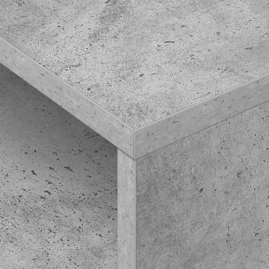 Table d'appoint 2 pcs Gris béton 40,5 x 40 x 45 cm - 9