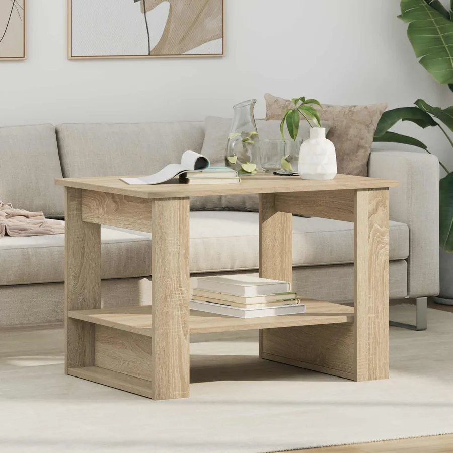 Table basse Chêne Sonoma 72 x 50 x 50 cm Bois d'ingénierie