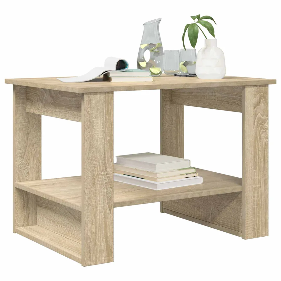 Table basse Chêne Sonoma 72 x 50 x 50 cm Bois d'ingénierie - 3