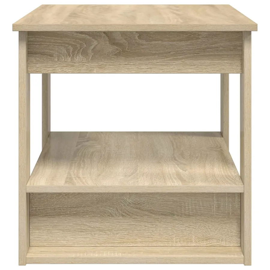 Table basse Chêne Sonoma 72 x 50 x 50 cm Bois d'ingénierie - 6