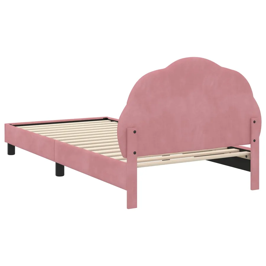 Cadre de lit pour enfants avec tête de lit Rose 80 x 200 cm - 7