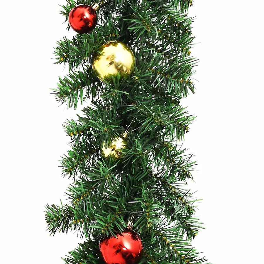 Guirlande de Noël décorée avec boules 5 m - 4