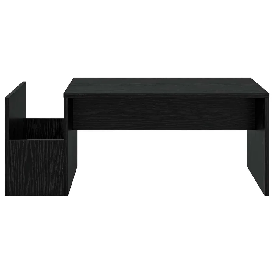 Table basse Chêne noir 90 x 45 x 35 cm Bois d'ingénierie - 5