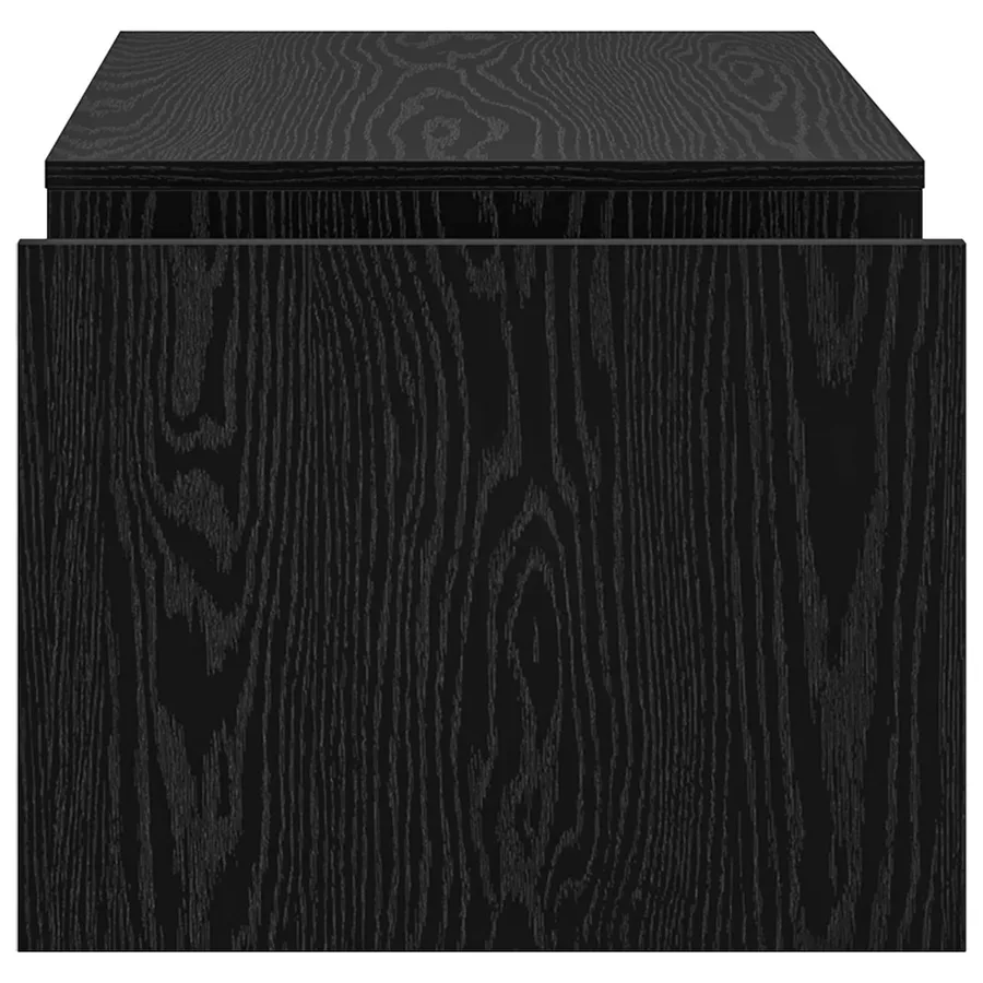 Table basse Chêne noir 90 x 45 x 35 cm Bois d'ingénierie - 6