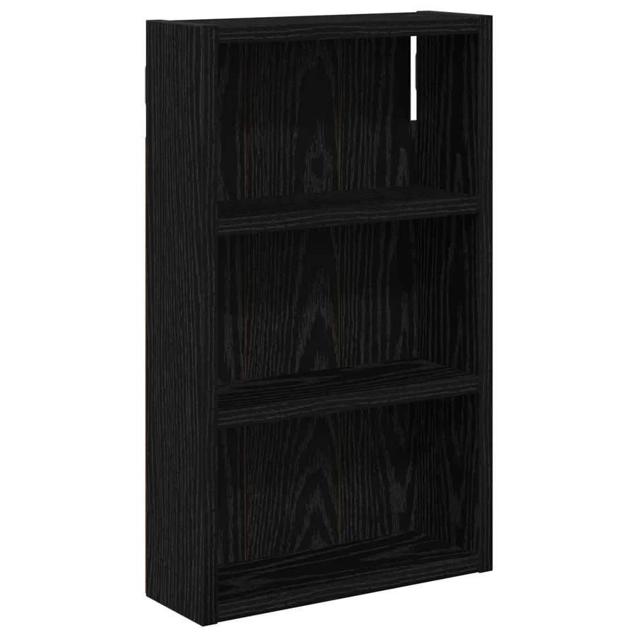 Armoire murale de salle de bain Chêne Noir 30 x 10 x 50 cm - 2