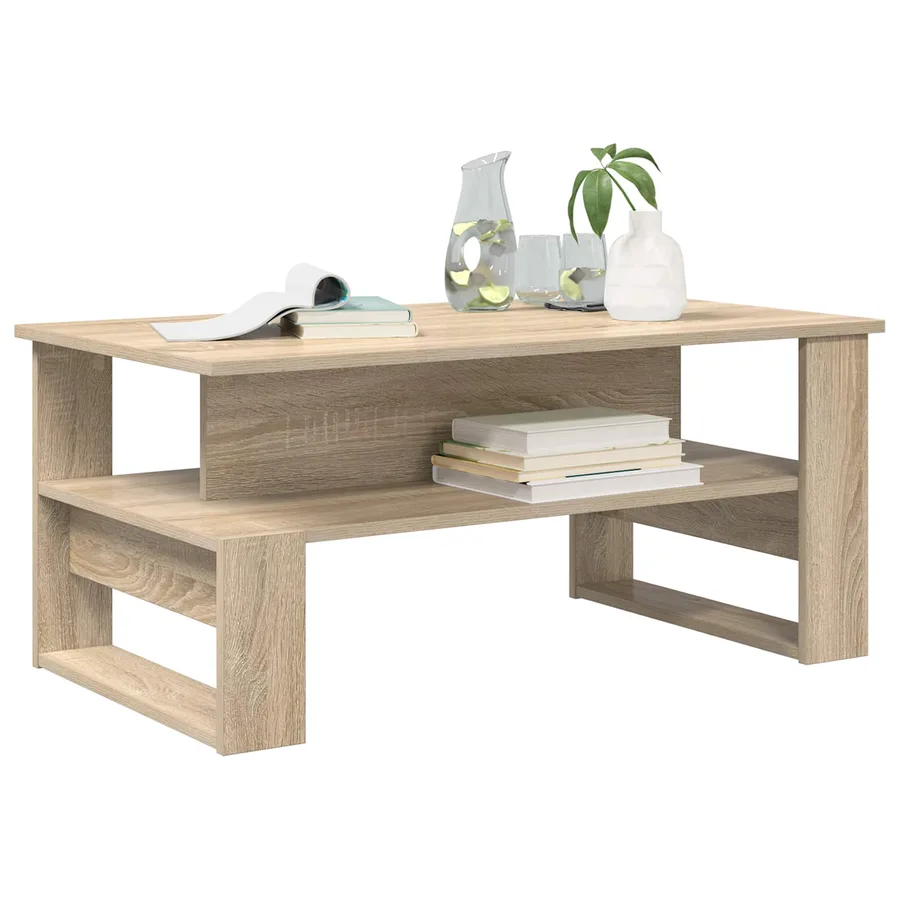 Table basse Chêne Sonoma 90 x 50 x 40 cm Bois d'ingénierie - 3