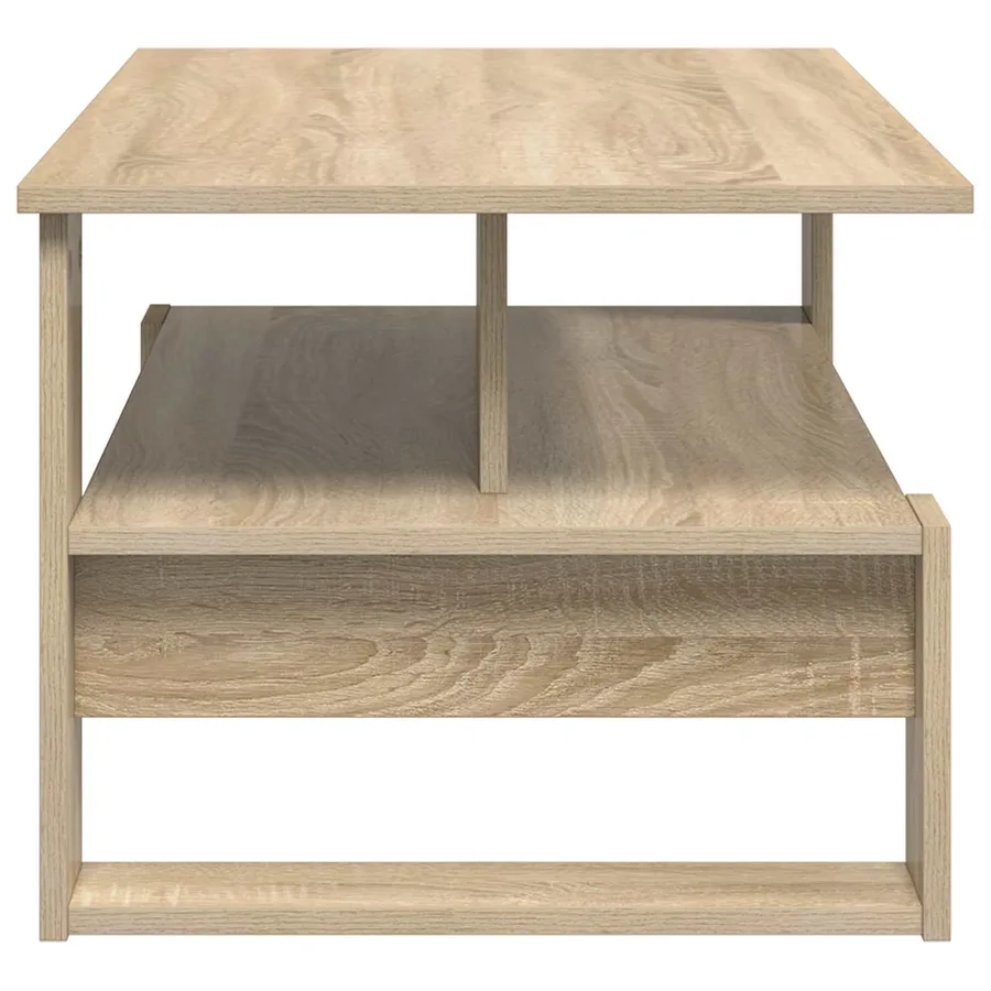 Table basse Chêne Sonoma 90 x 50 x 40 cm Bois d'ingénierie - 6