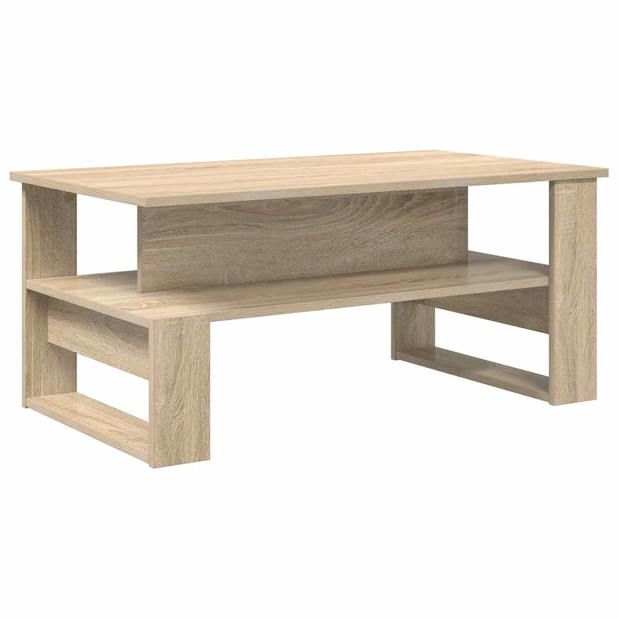 Table basse Chêne Sonoma 90 x 50 x 40 cm Bois d'ingénierie - 7